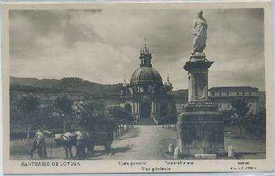 POSTAL DE GUIPUZCOA. SANTUARIO DE LOYOLA VISTA GENERAL
