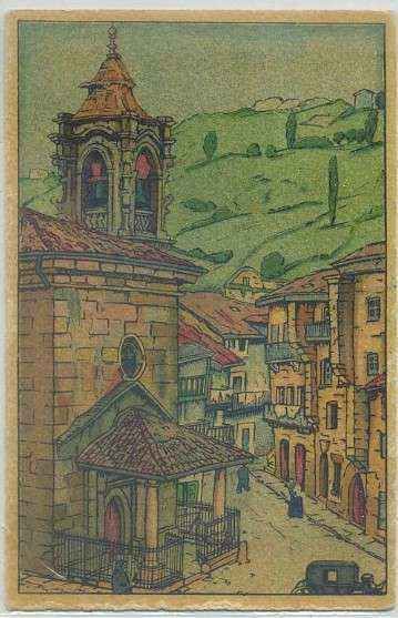 POSTAL DE GUIPUZCUA. SANTUARIO STMO CRISTO DE LEZO Nº 6