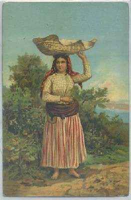 POSTAL ANTIGUA DE VIZCAYA: TIPOS DEL LUGAR Nº 29681
