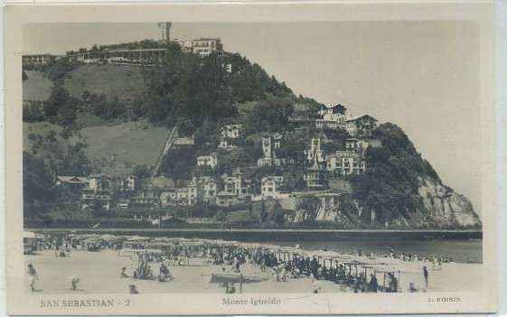 POSTAL DE SAN SEBASTIAN. MONTE IGUELDO Nº 2