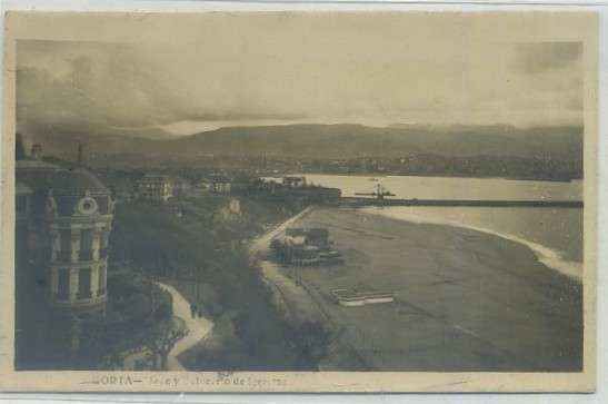 POSTAL DE VIZCAYA. ALGORTA. PUERTO VIEJO Y PLAYA DE EREAGA