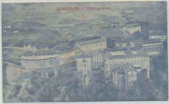 POSTAL ANTIGUA DE GUIPUZCOA. ARANZAZU. VISTA GENERAL