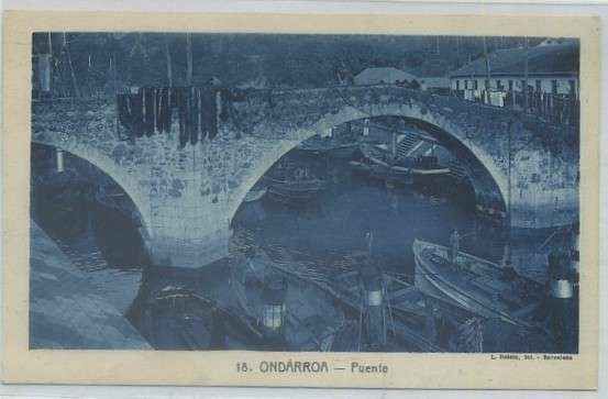 POSTAL ANTIGUA DE VIZCAYA. ANDARROA. PUENTE
