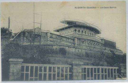 POSTAL ANTIGUA DE VIZCAYA. ALCORTA. GUECHO. LA CASA BARCO.