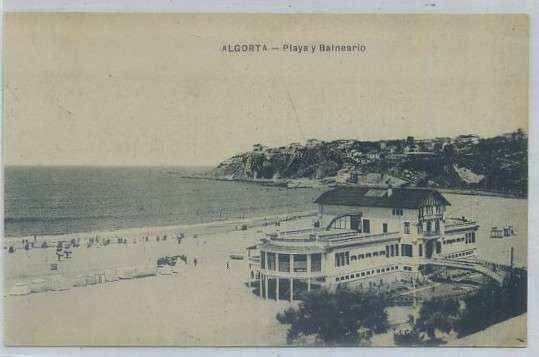 POSTAL ANTIGUA DE VIZCAYA. ALCORTA. PLAYA Y BALNEARIO