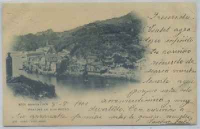 POSTAL ANTIGUA DE GUIPUZCUA. SAN SEBASTIAN. PASAJE DE SAN PEDRO Nº 246