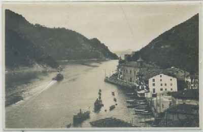 POSTAL DE GUIPUZCUA. SAN SEBASTIAN. CANAL DEL PUERTO DE PASAJES