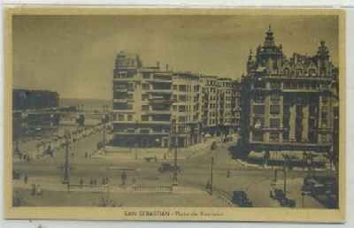 POSTAL DE GUIPUZCUA. SAN SEBASTIAN. PLAZA DE VASCONIA