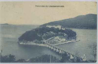 POSTAL ANTIGUA DE VIZCAYA. PANORAMA DE CHACHARRAMENDI