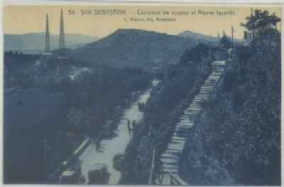 POSTAL ANTIGUA DE SAN SEBASTIAN. CARRETERA DE ACCESO AL MONTE IGUELDO Nº 36