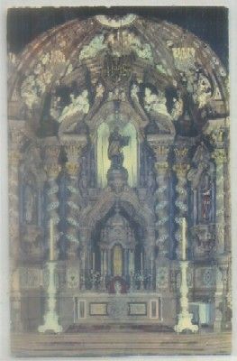 POSTAL DE GUIPUZCOA. SANTUARIO DE LOYOLA. ALTAR MAYOR DE LA IGLESIA