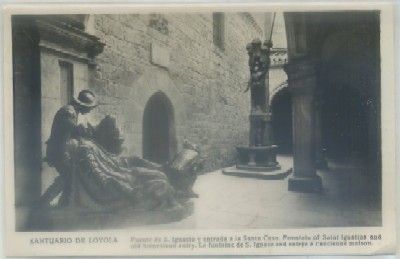 POSTAL DE GUIPUZCOA. SANTUARIO DE LOYOLA. FUENTE DE SAN IGNACIO