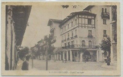POSTAL DE GUIPUZCOA. FUENTERRABIA. HOTE JAUREGUE