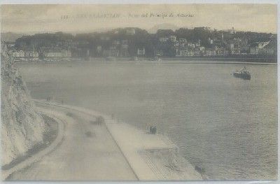 POSTAL ANTIGUA DE SAN SEBASTIAN. PASEO DEL PRINCIPE DE ASTURIAS Nº 355