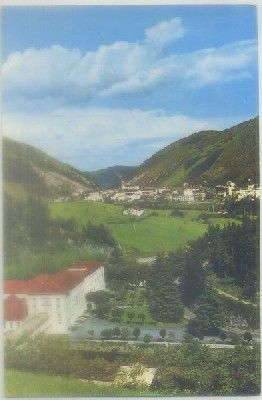 POSTAL DE GUIPUZCOA. CESTONA. BALNEARIO Y VISTA PANORAMICA