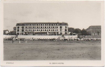 POSTAL DE ZARAUZ. EL GRAN HOTEL