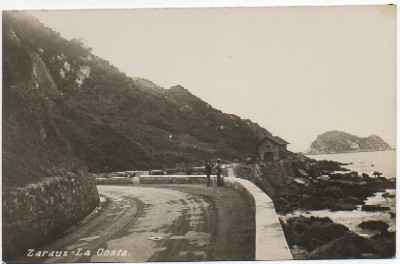 POSTAL DE ZARAUZ. LA COSTA