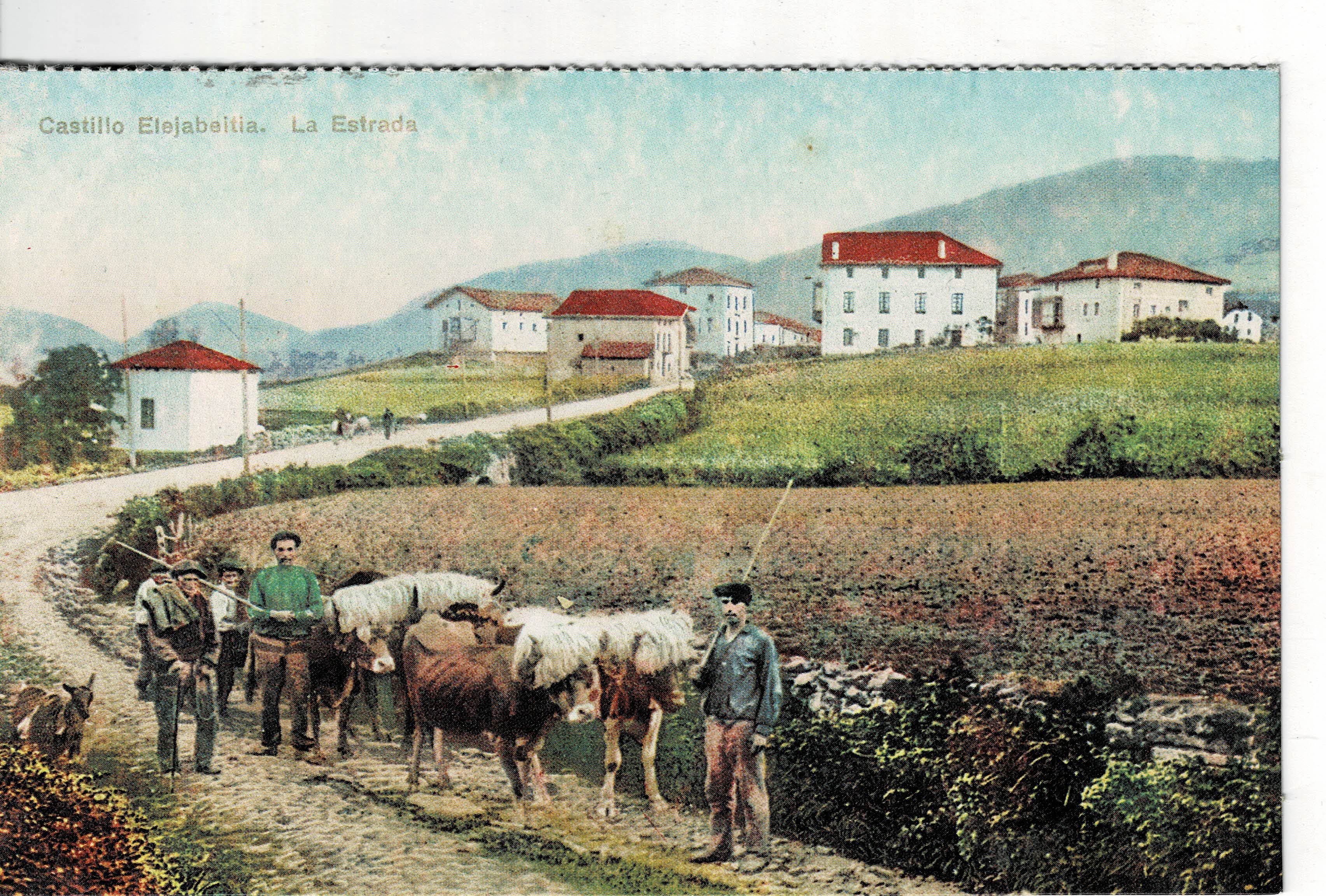 POSTAL CASTILLO ELEJABEITIA. LA ESTRADA.
