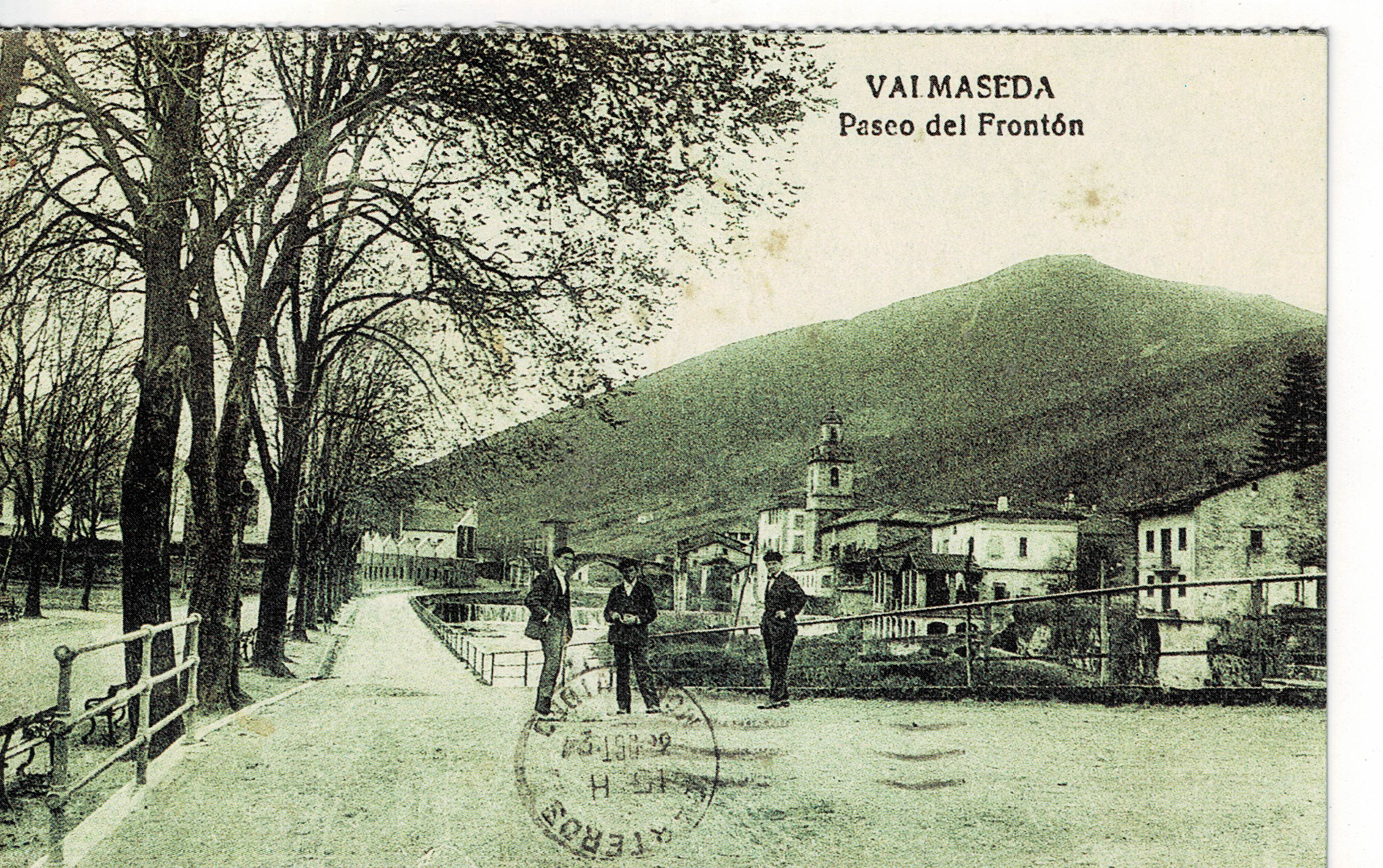 POSTAL VALMASEDA. PASEO DEL FRONTON