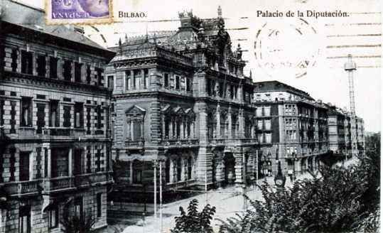 POSTAL DE BILBAO. PALACIO DE LA DIPUTACION