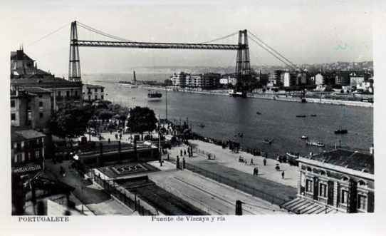 PORTUGALETE. PUENTE DE VIZCAYA Y RIA.