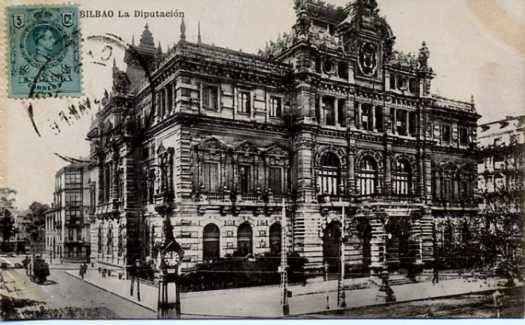 POSTAL DE BILBAO. LA DIPUTACION.