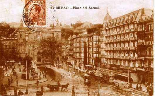 POSTAL DE BILBAO. Nº 53. PLAZA DEL ARENAL.