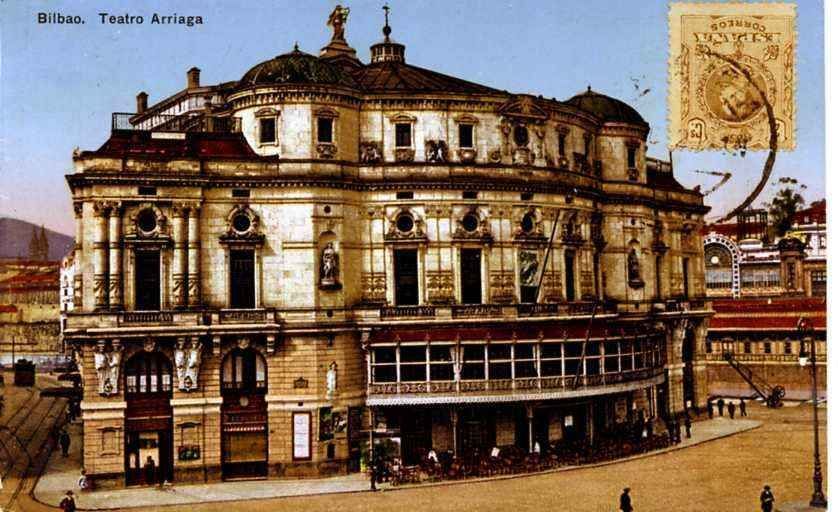 POSTAL DE BILBAO, TEATRO ARRIAGA