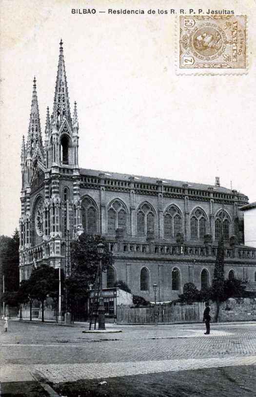 POSTAL DE BILBAO. RESIDENCIA DE LOS R.P. JESUITAS