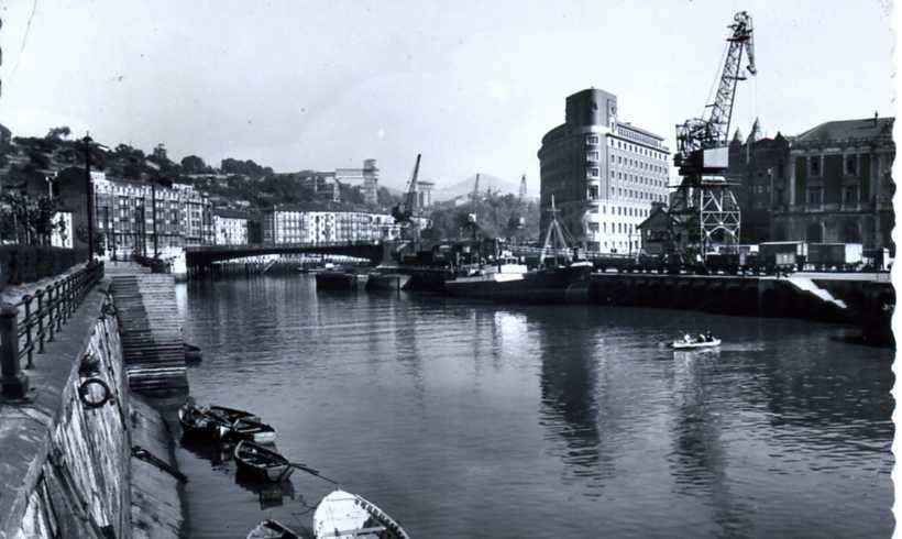 Nº62. BILBAO. RIA Y PUENTE DEL GENERAL MOLA