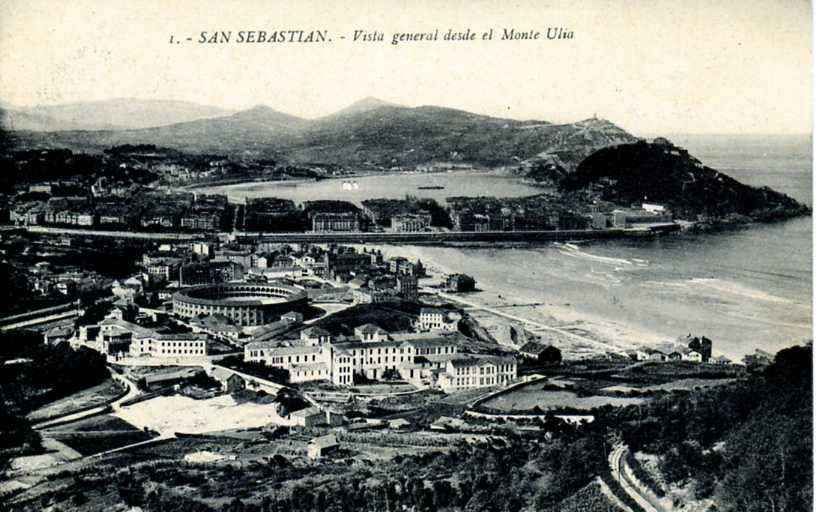 POSTAL DE SAN SEBASTIAN. VISTA GENERAL DESDE EL MONTE ULIA