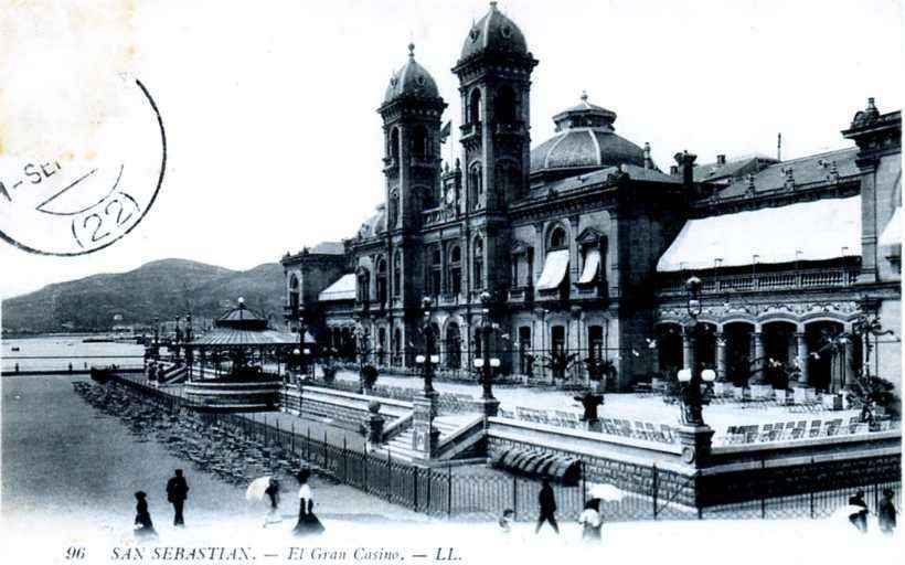 POSTAL DE SAN SEBASTIAN. EL GRAN CASINO