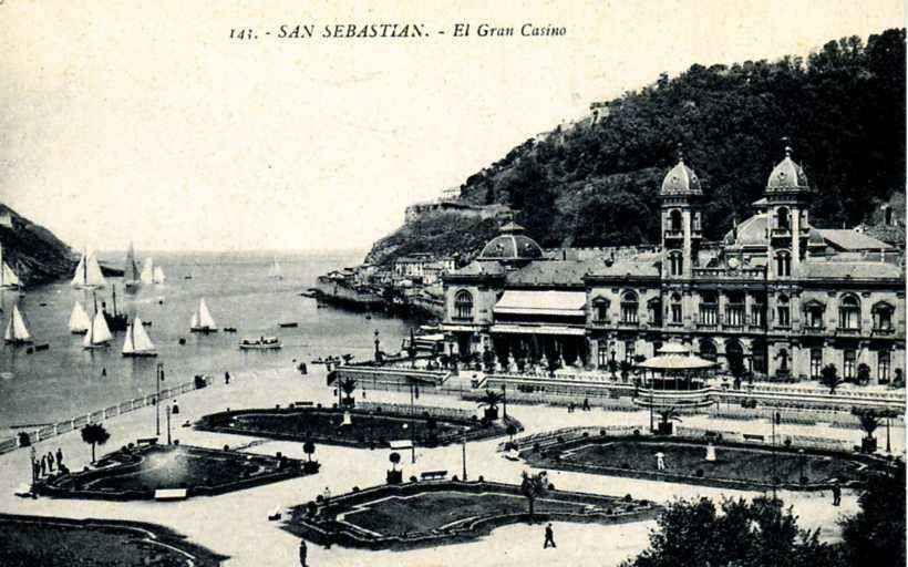POSTAL DE SAN SEBASTIAN. EL GRAN CASINO