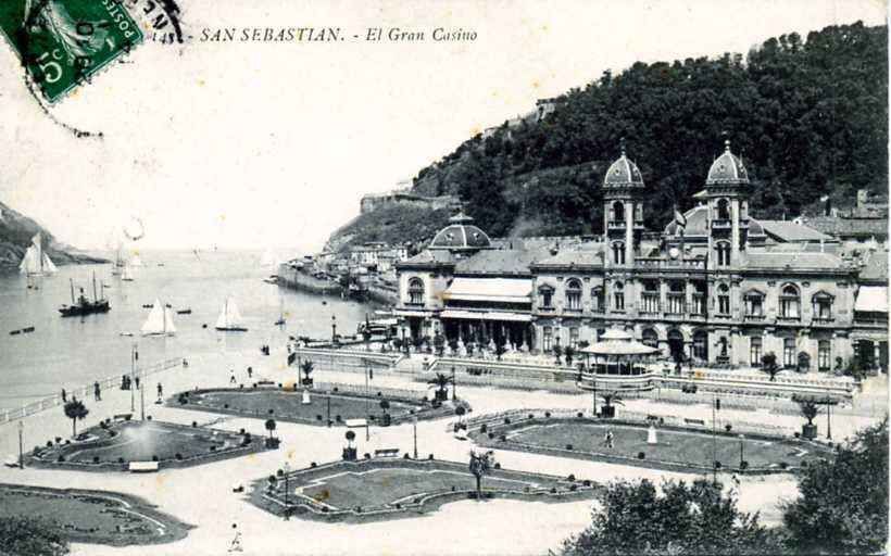 POSTAL DE SAN SEBASTIAN. EL GRAN CASINO