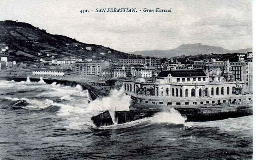 POSTAL DE SAN SEBASTIAN. GRAN KURSAAL.