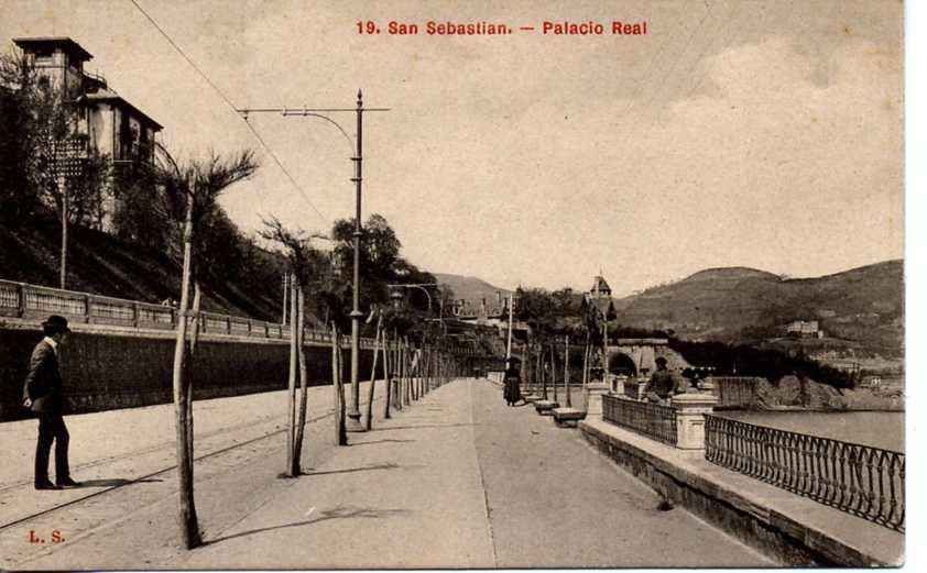 POSTAL DE SAN SEBASTIAN.Nº19 PALACIO REAL