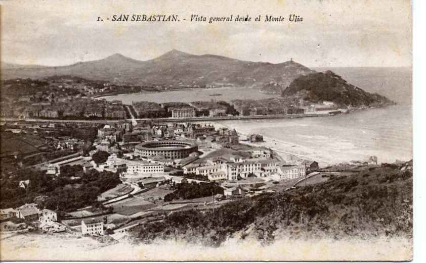 POSTAL DE SAN SEBASTIAN. VISTA GENERAL DESDE EL MONTE ULIA