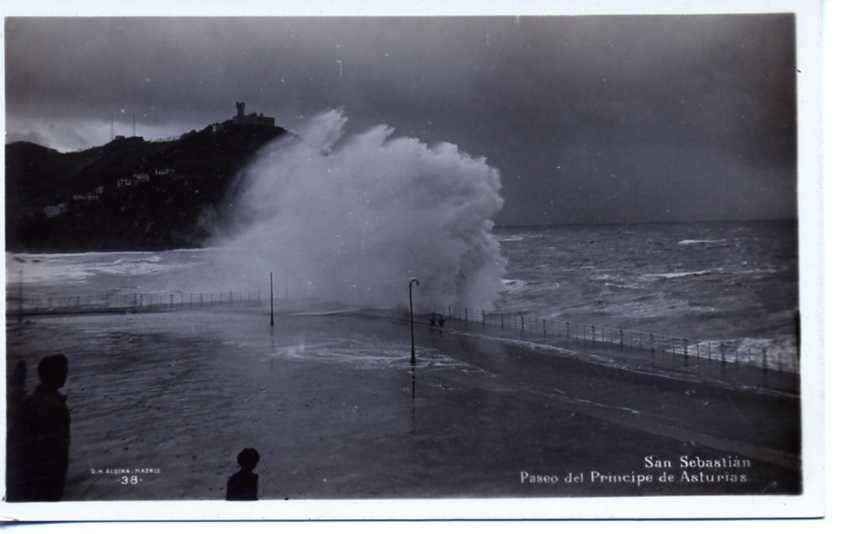POSTAL DE SAN SEBASTIAN. PASEO PRINCIPE DE ASTURIAS