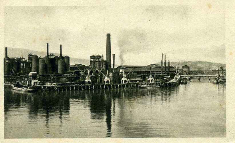 POSTAL DE BILBAO. ALTOS HORNOS