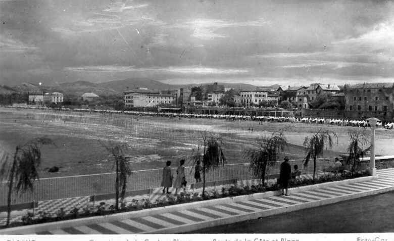 ZARAUZ. CARRETERA DE LA COSTA Y PLAYA