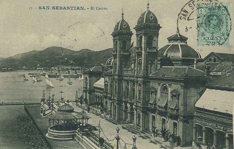 POSTAL DE SAN SEBASTIAN Nº 17. EL CASINO.