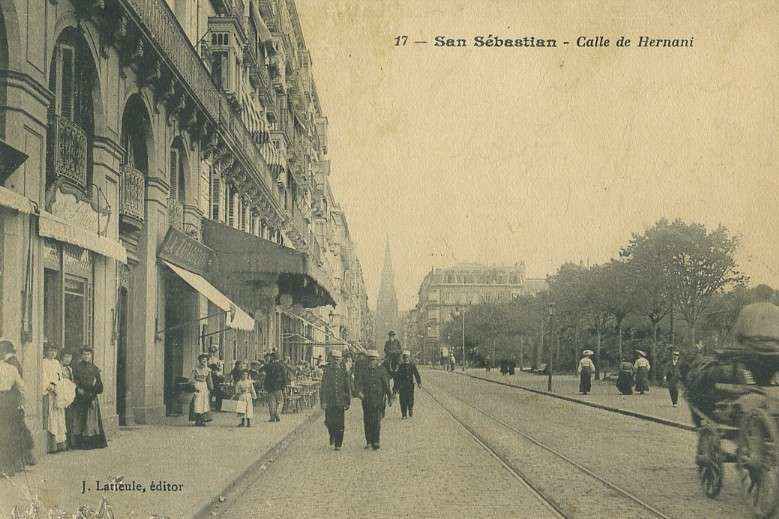 POSTAL DE SAN SEBASTIAN. Nº 17. CALLE DE HERNANI.