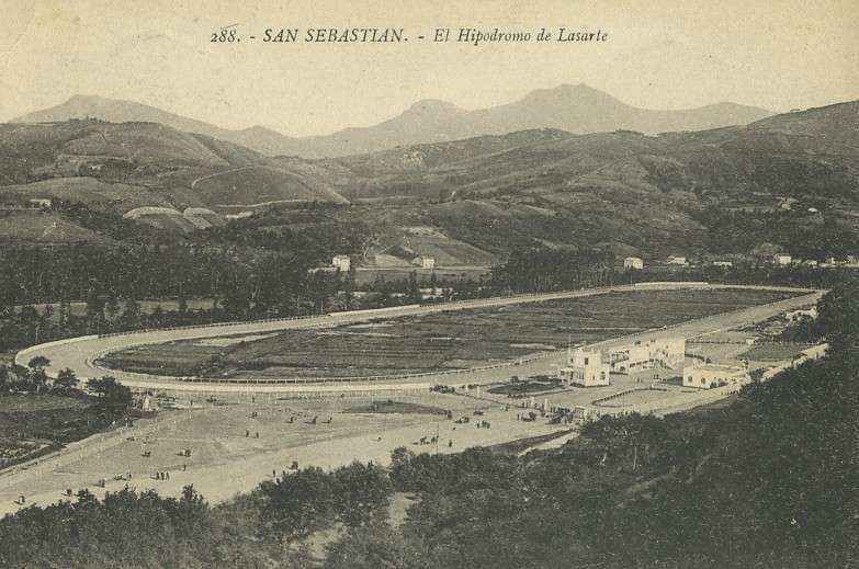 POSTAL DE SAN SEBASTIAN. Nº 288. EL HIPODROMO DE LASARTE