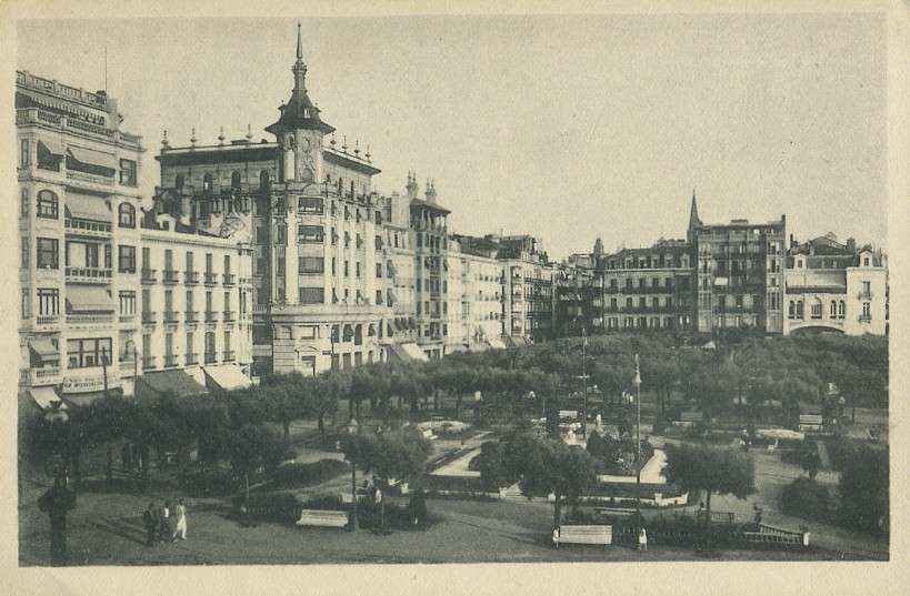 POSTAL DE SAN SEBASTIAN. Nº 11. PARQUE DE ALDERDI EDER.