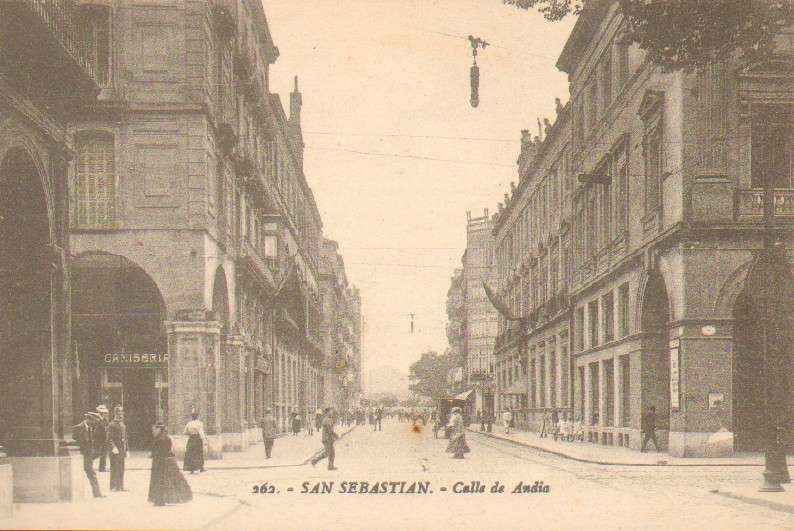 POSTAL ANTIGUA DE SAN SEBASTIAN (PAIS VASCO). CALLE DE ANDIA.