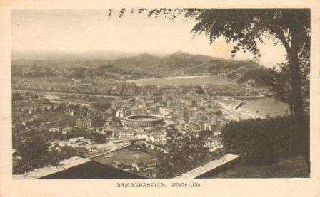 POSTAL DE SAN SEBASTIAN. DESDE ULIA.
