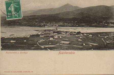 POSTAL ANTIGUA DEL PAIS VASCO. FUENTERRABIA Y HENDAYA