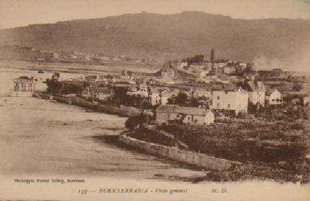 POSTAL ANTIGUA DEL PAIS VASCO. FUENTERRABIA  VISTA GENERAL