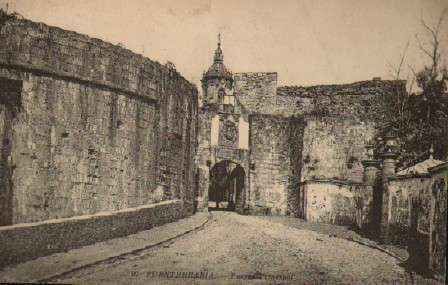 POSTAL ANTIGUA DEL PAIS VASCO. FUENTERRABIA PUERTA PRINCIPAL Nº 97