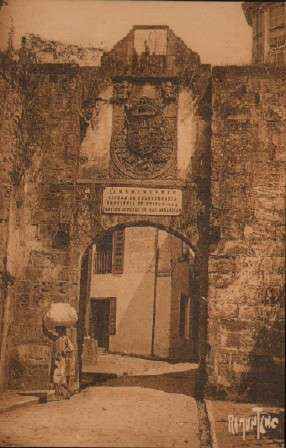 POSTAL ANTIGUA DEL PAIS VASCO. FUENTERRABIA PUERTA